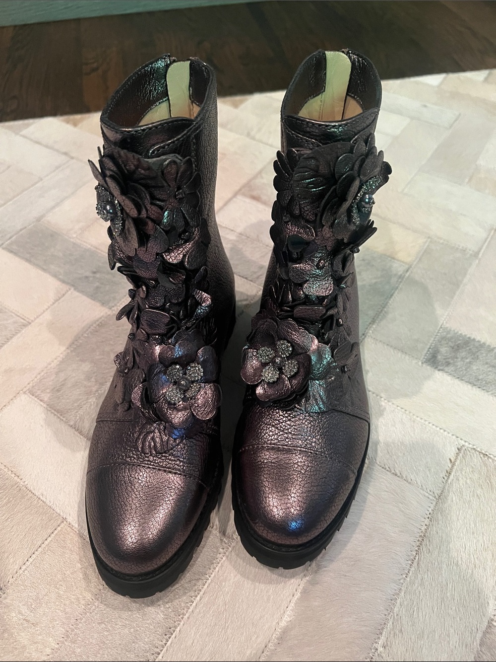 Jimmy Choo Combat Boots Size 36.5